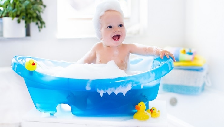 Image result for BABY BATH TIME